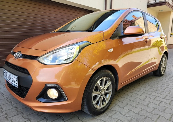 Hyundai i10 cena 34900 przebieg: 75380, rok produkcji 2015 z Warszawa małe 529